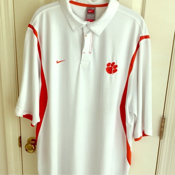 clemson nike polo